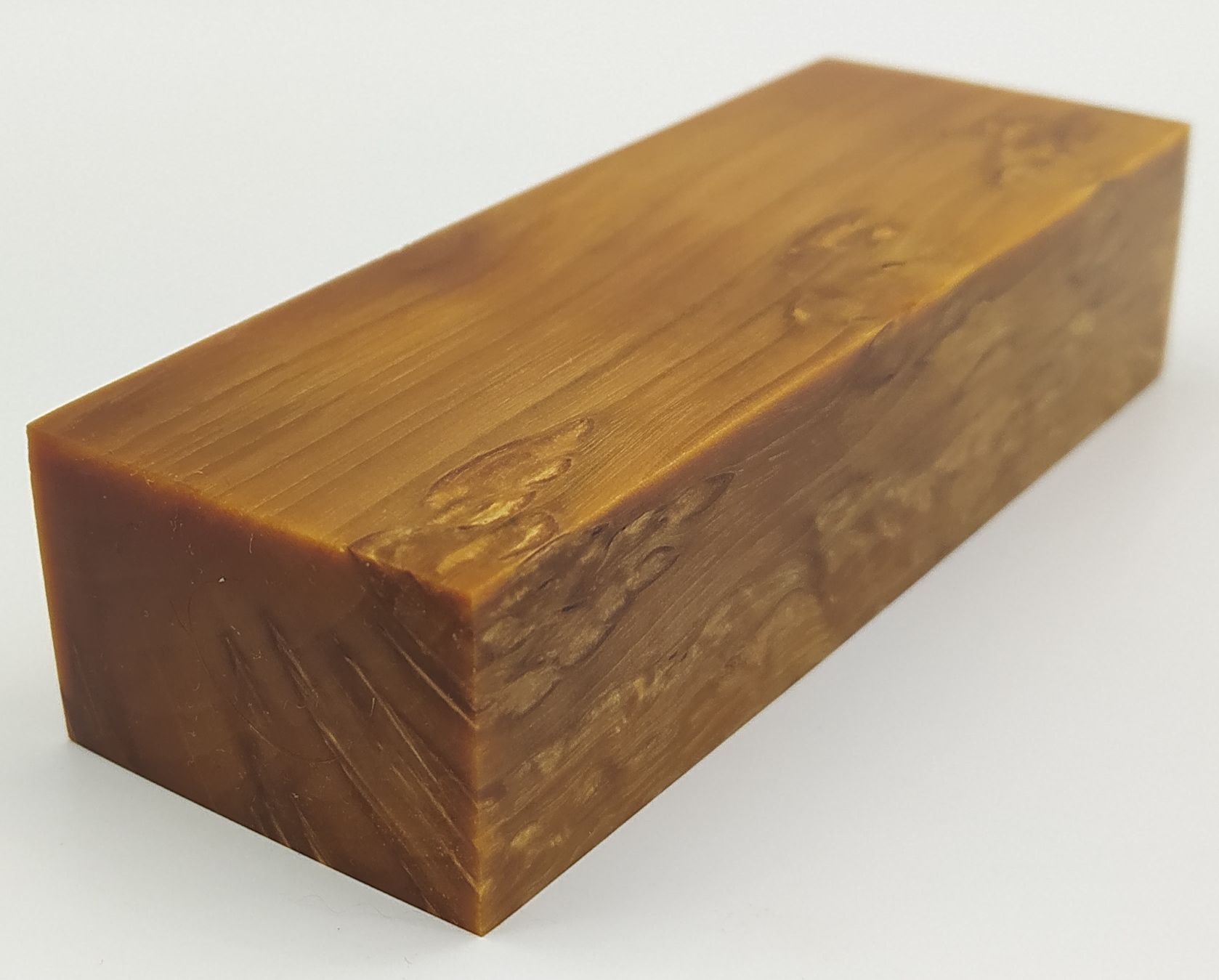 Stabilizované dřevo - 124 x 42 x 23 mm Karelská bříza