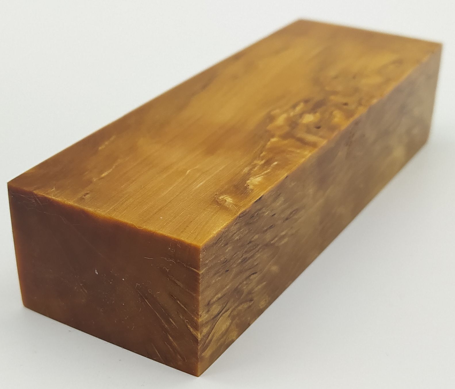 Stabilizované dřevo - 123 x 42 x 28 mm Karelská bříza
