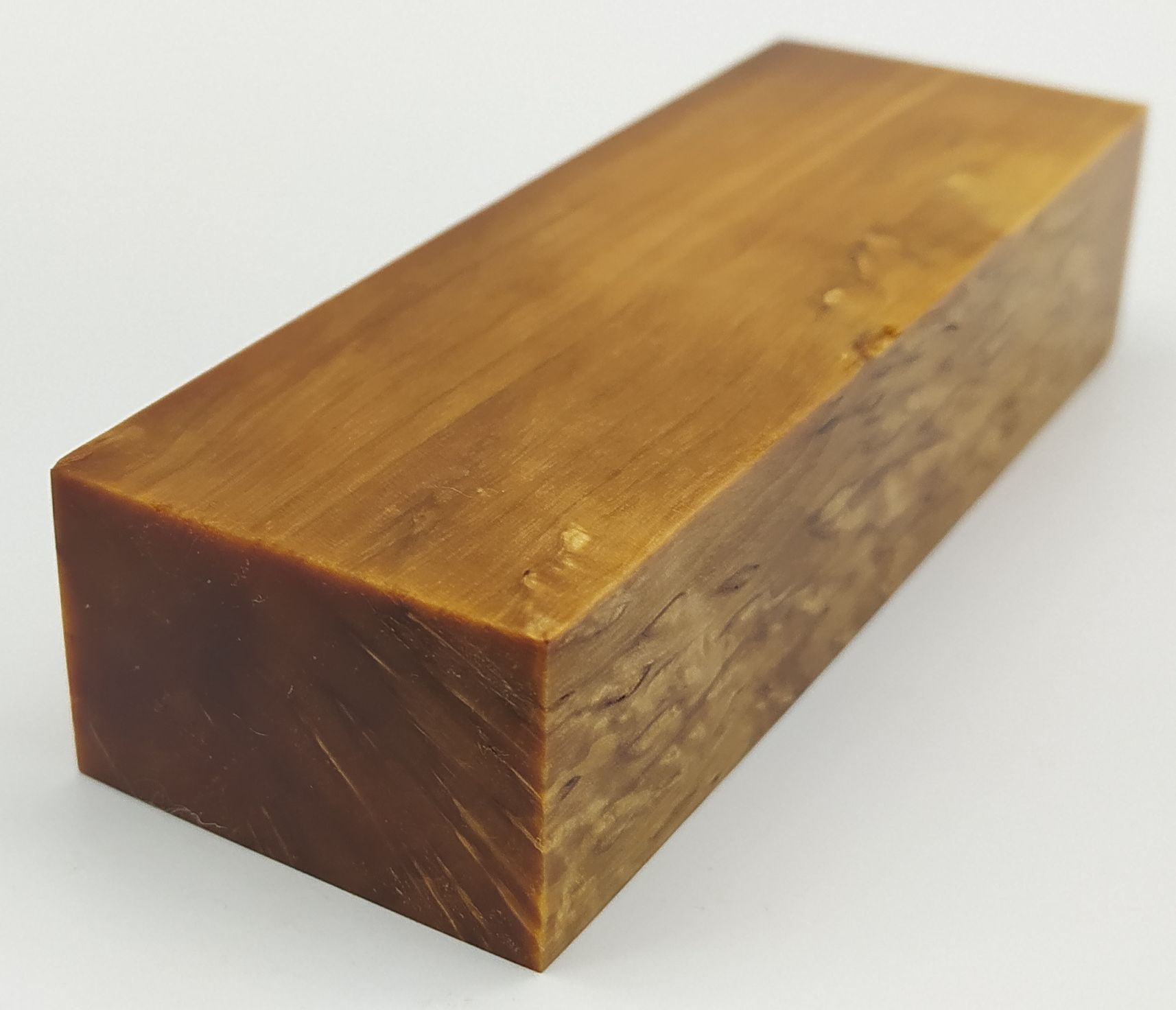 Stabilizované dřevo - 124 x 42 x 27 mm Karelská bříza