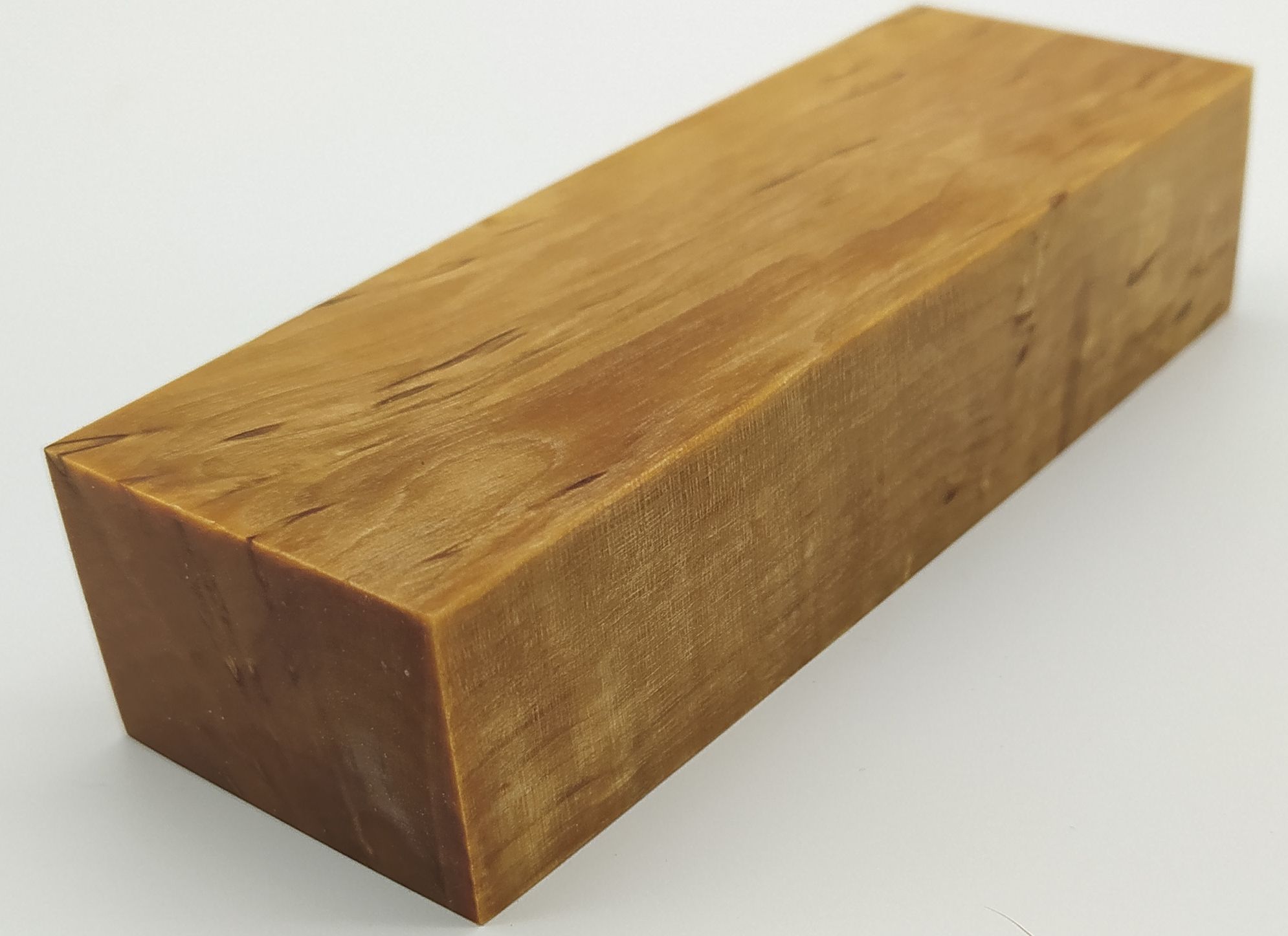 Stabilizované dřevo -  124 x 42 x 28 mm Karelská bříza