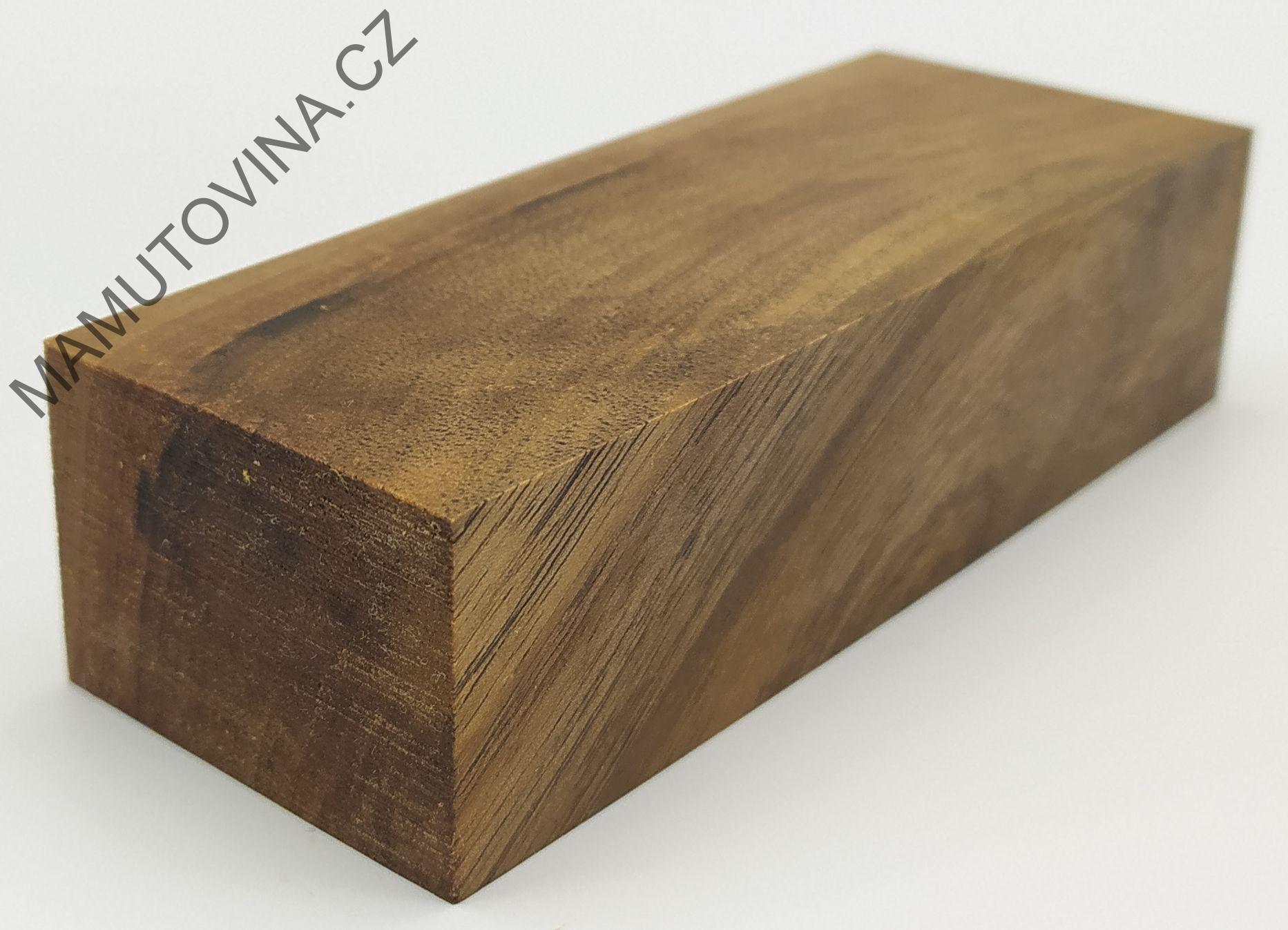 Stabilizované dřevo - ořech  122 x 45 x 30 mm