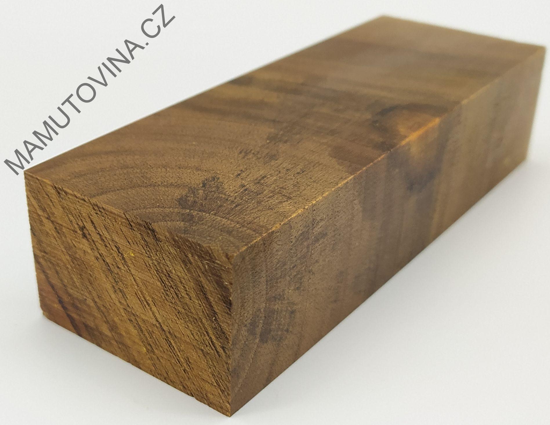 Stabilizované dřevo - ořech  122 x 44 x 29 mm