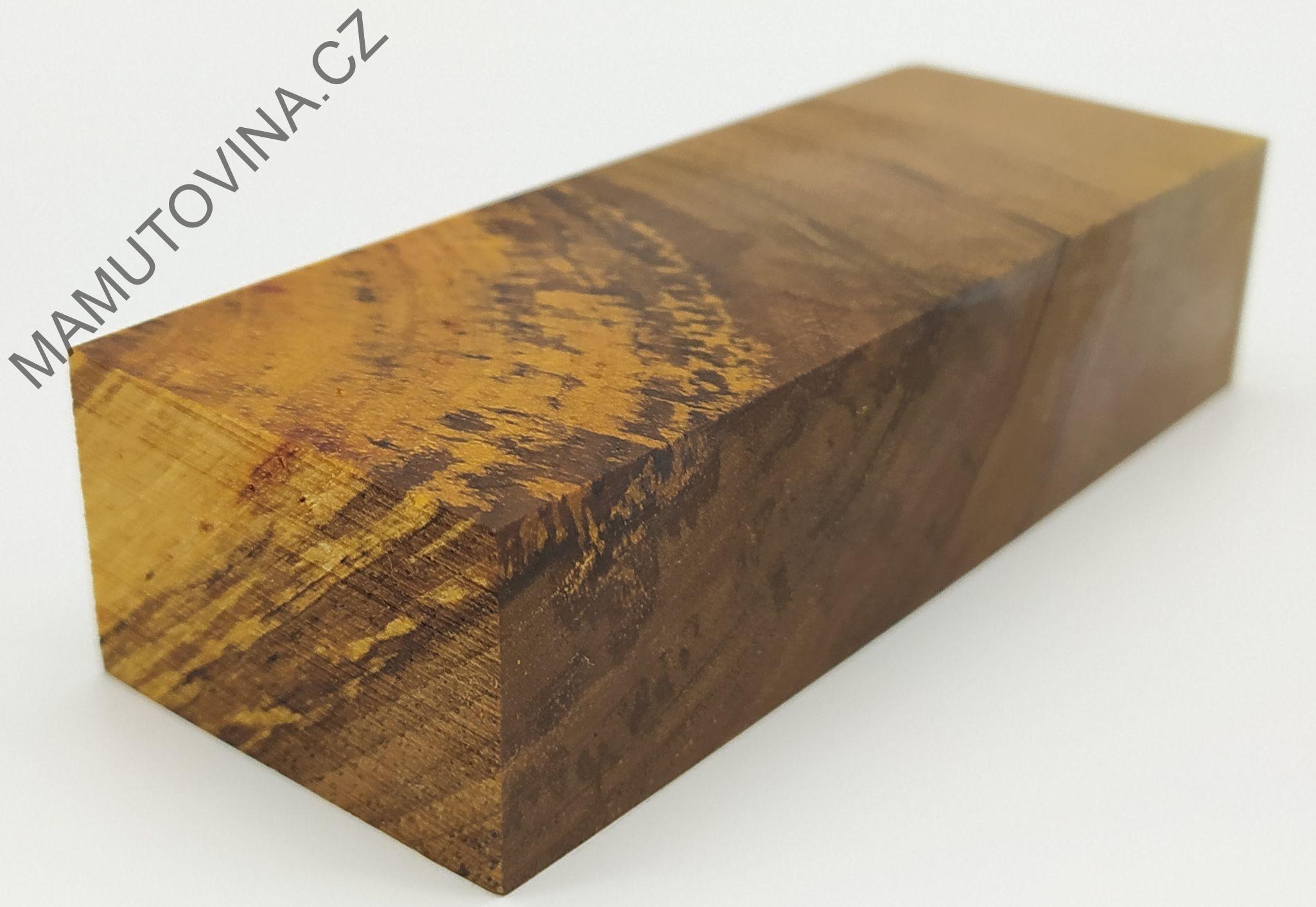 Stabilizované dřevo - ořech  126 x 47 x 29 mm
