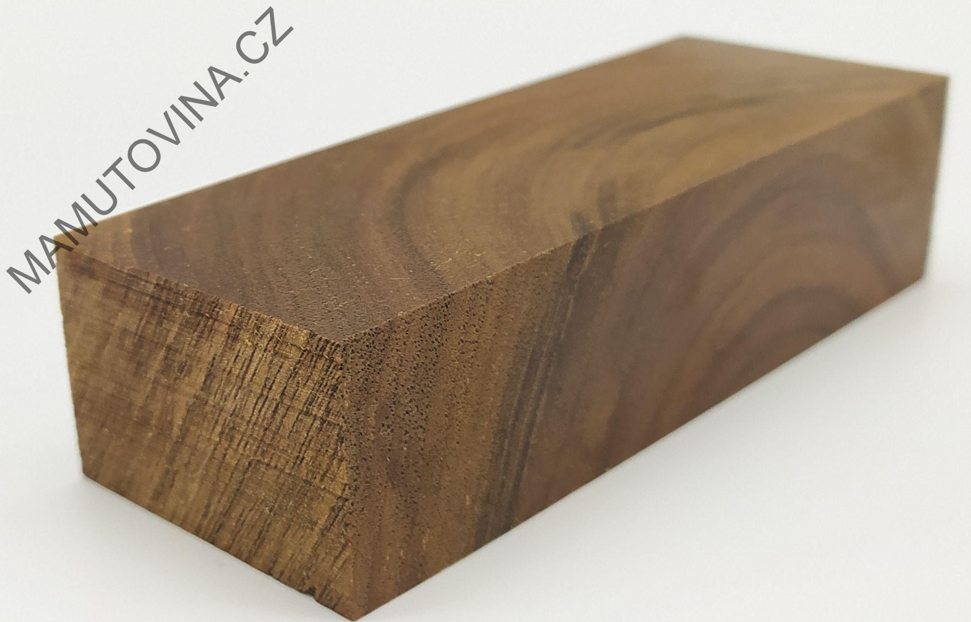 Stabilizované dřevo - ořech  124 x 45 x 30 mm