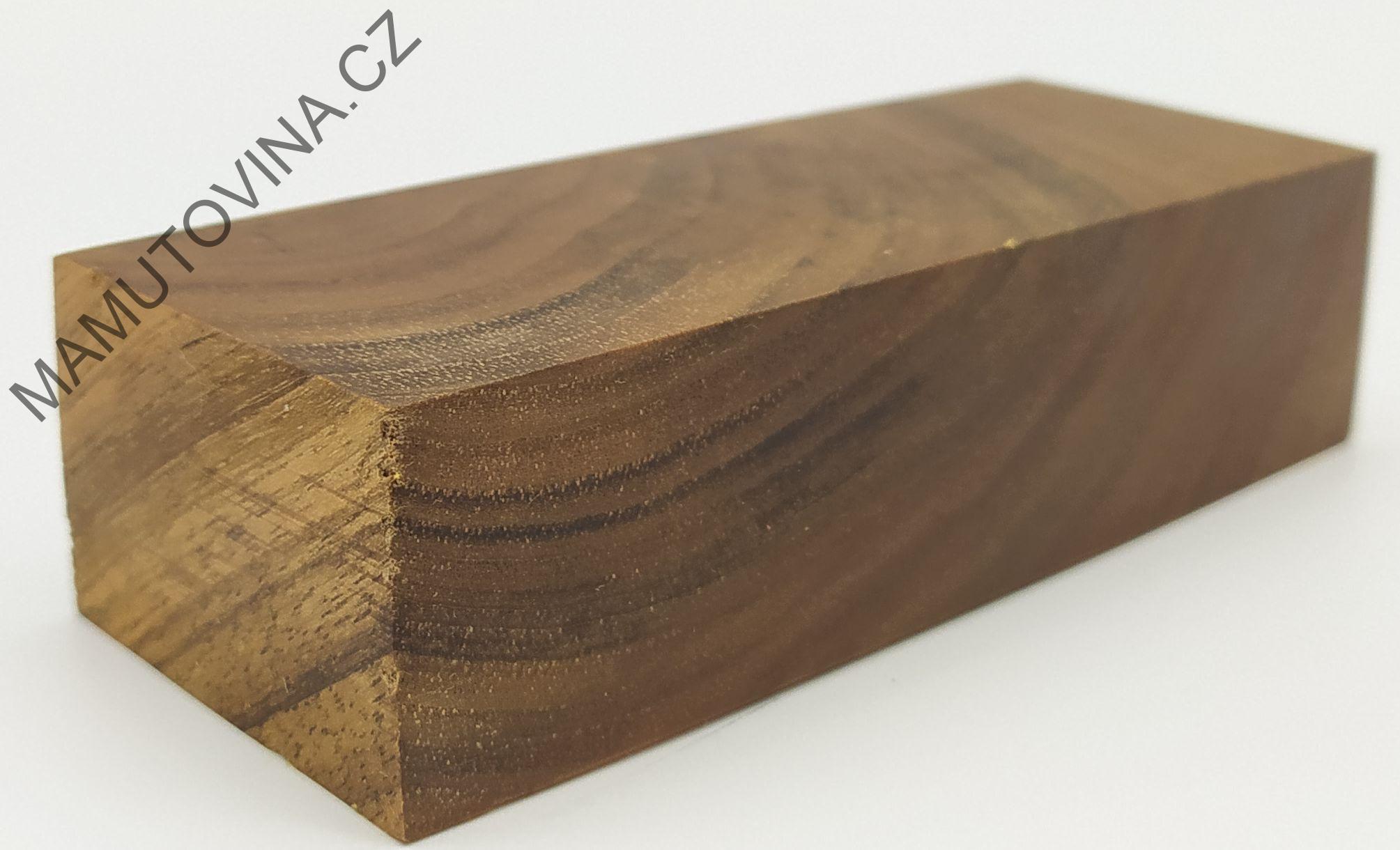 Stabilizované dřevo - ořech  123 x 46 x 31 mm