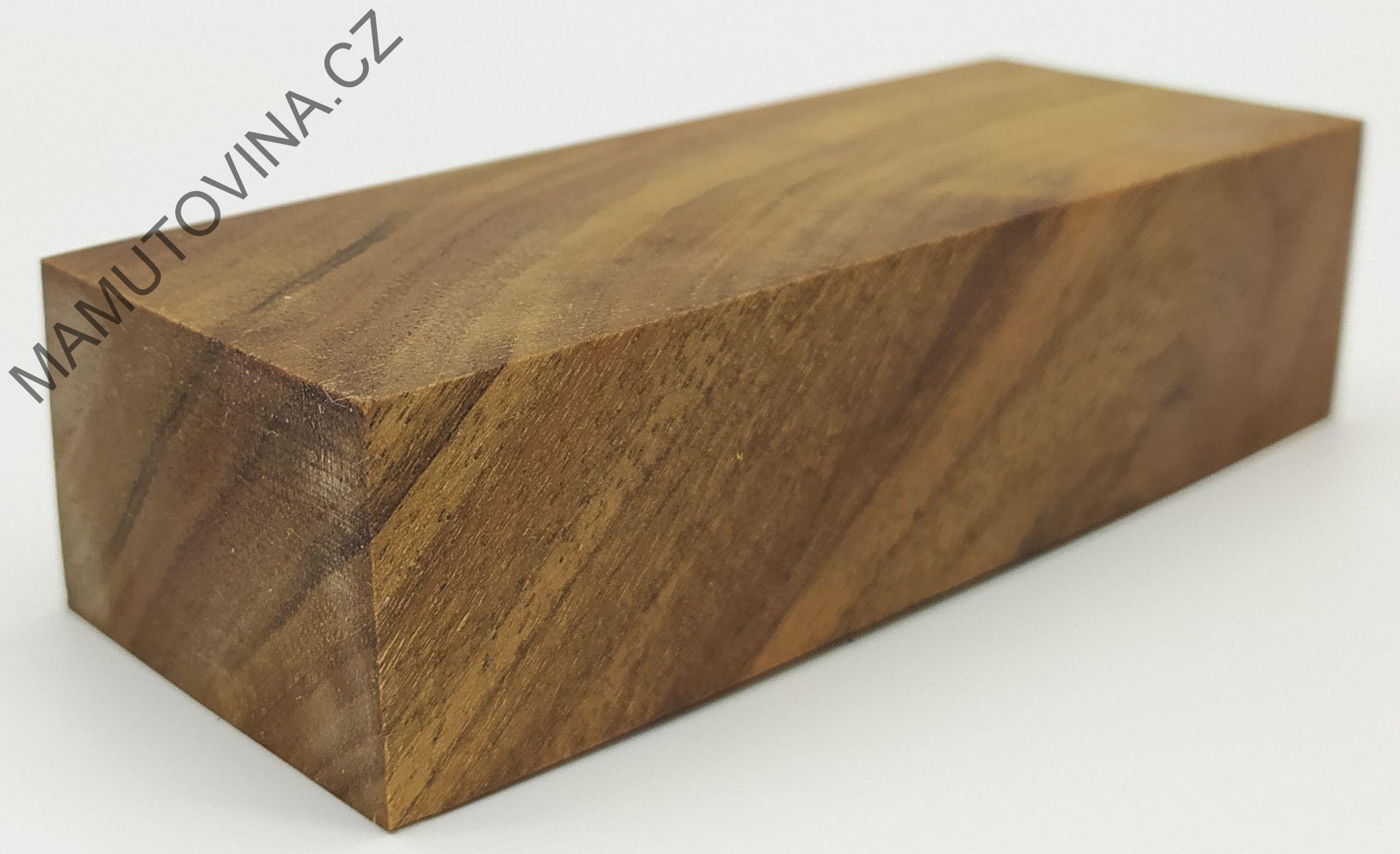 Stabilizované dřevo - ořech  124 x 46 x 31 mm