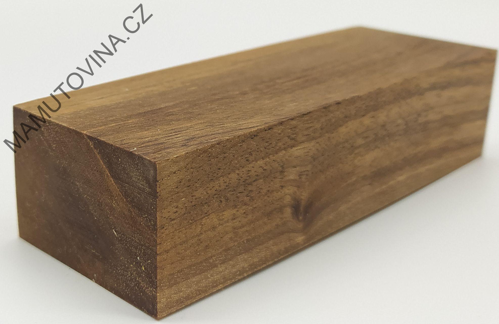 Stabilizované dřevo - ořech  129 x 46 x 31 mm