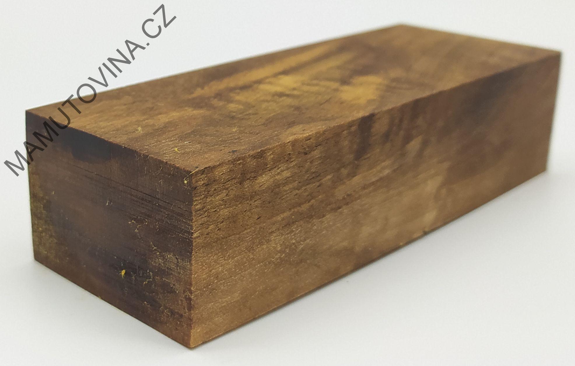 Stabilizované dřevo - ořech  128 x 46 x 31 mm