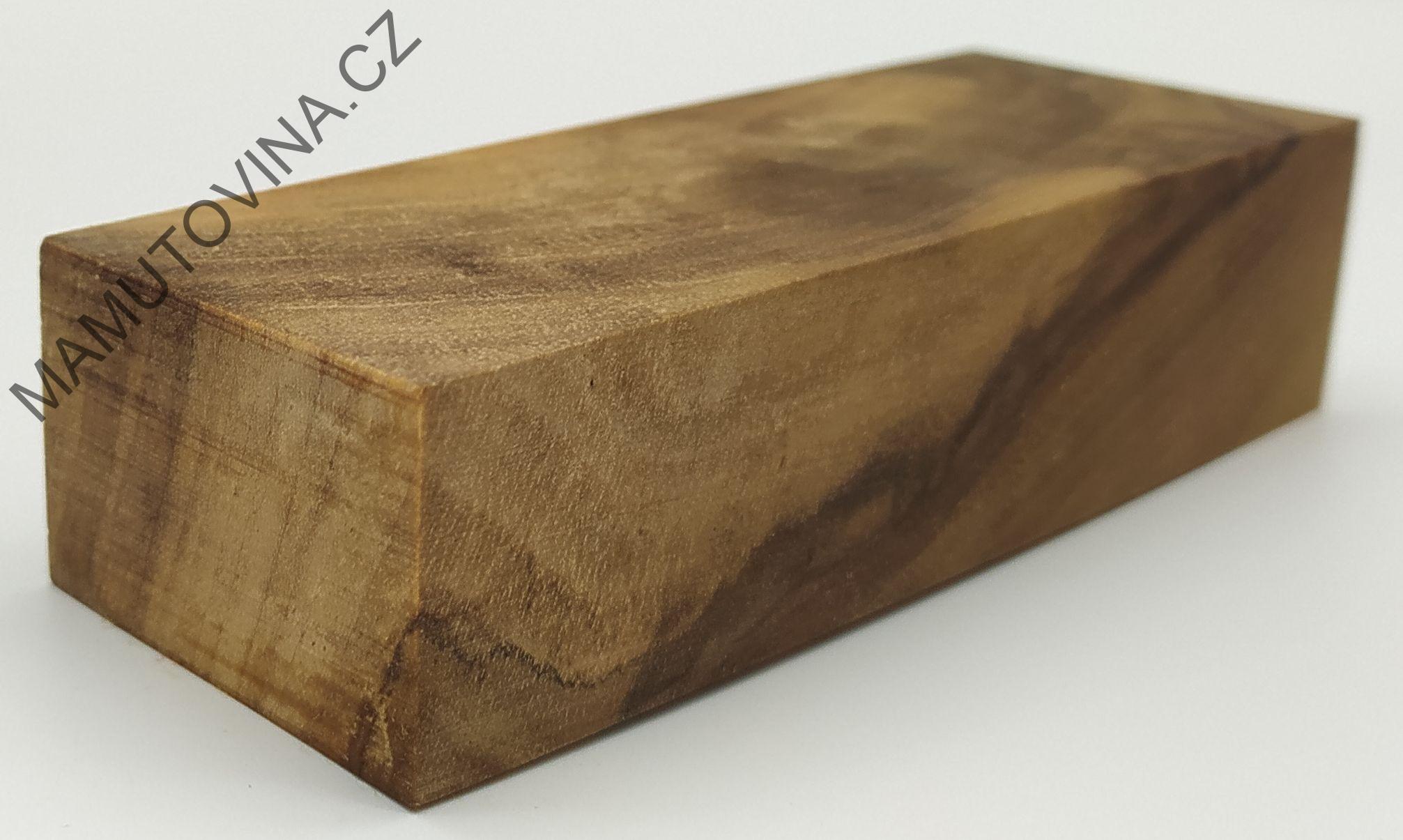 Stabilizované dřevo - ořech  126 x 47 x 30 mm