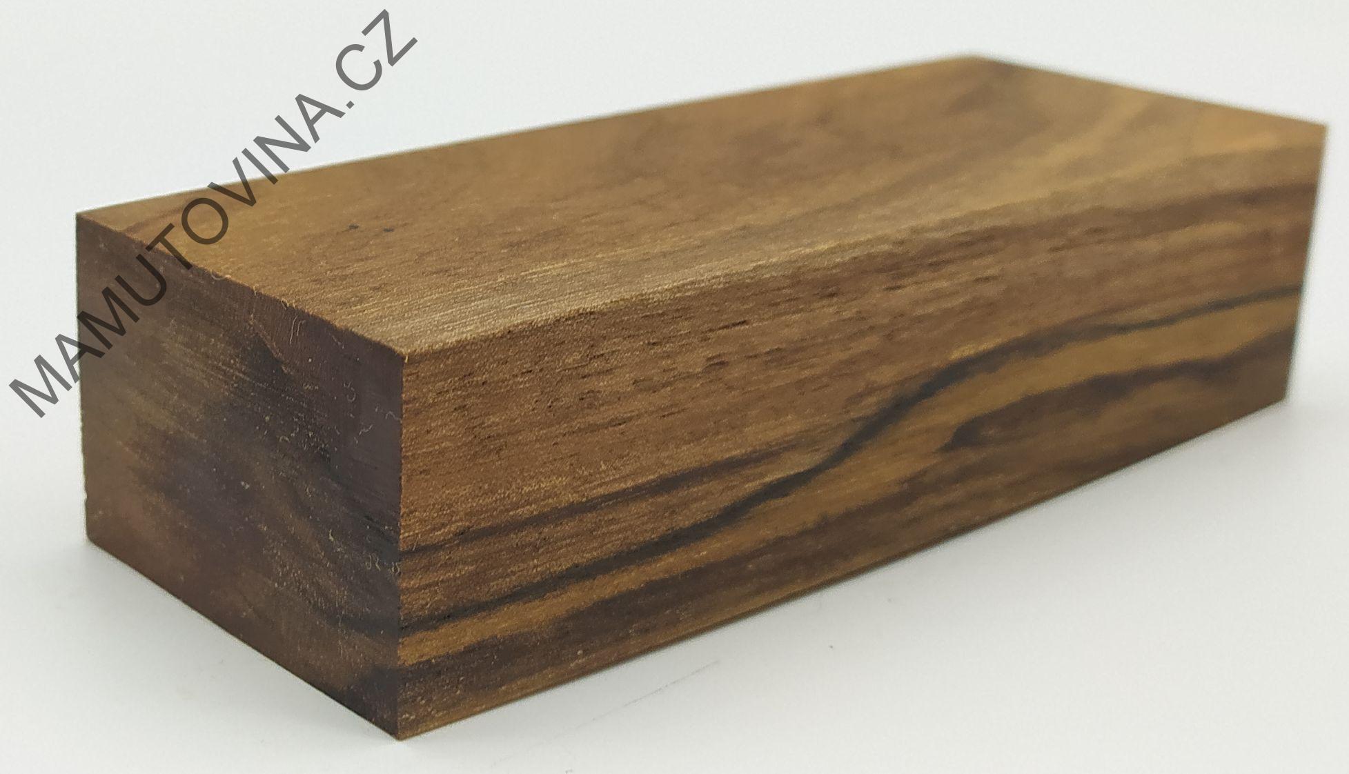 Stabilizované dřevo - ořech  127 x 46 x 31 mm