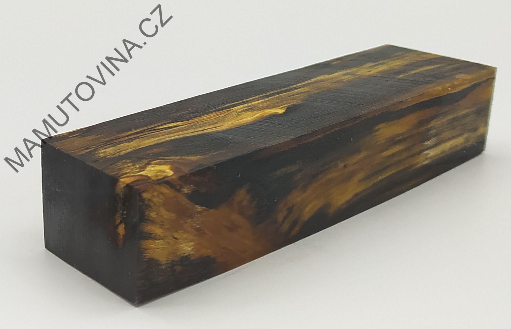 Stabilizované dřevo -  145 x 39 x 29 mm Bříza