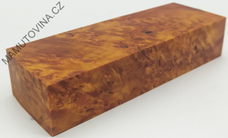 Stabilizované dřevo -  olše nádor 139 x 47 x 29 mm