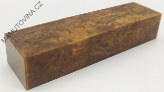 Stabilizované dřevo -  154 x 40 x 29 mm Karelská bříza