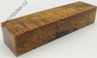 Stabilizované dřevo -  154 x 38 x 29 mm Karelská bříza
