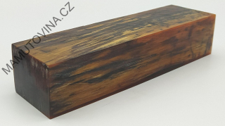 Stabilizované dřevo -  147 x 39 x 31 mm Bříza