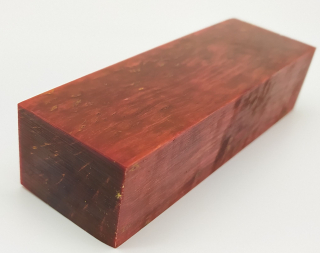 Stabilizované dřevo - 128 x 42 x 31 mm Karelská bříza
