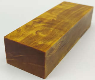 Stabilizované dřevo - 124 x 43 x 28 mm Karelská bříza
