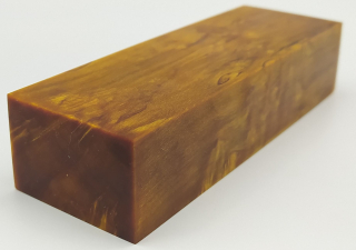 Stabilizované dřevo - 127 x 41 x 26 mm Karelská bříza