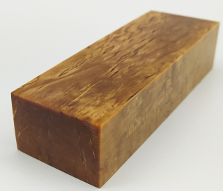 Stabilizované dřevo - 123 x 42 x 28 mm Karelská bříza