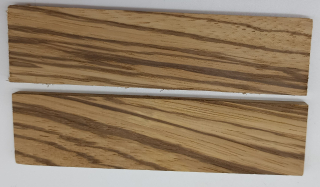 Zebrano 125 x 30 x 6 mm