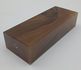 Stabilizované dřevo - ořech  130 x 46 x 28 mm