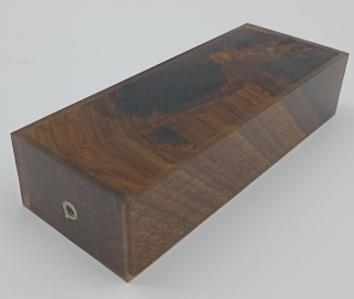 Stabilizované dřevo - ořech  125 x 46 x 29 mm