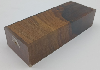 Stabilizované dřevo - ořech  126 x 46 x 29 mm